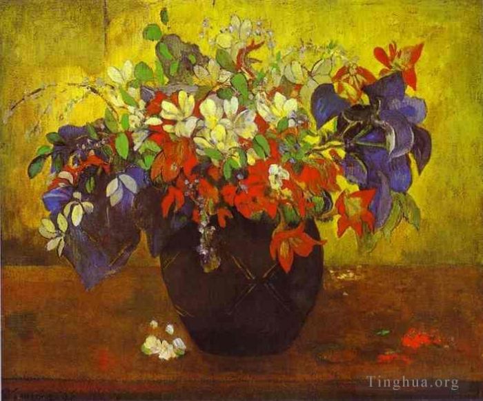 Paul Gauguin Ölgemälde - Blumenstrauß