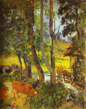 Paul Gauguin Werk - Viehtrinken