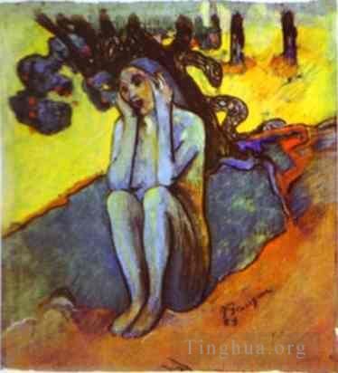 Paul Gauguin Ölgemälde - Eva: Hör nicht auf den Lügner