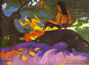 Paul Gauguin Werk - Fatata te miti in der Nähe des Meeres