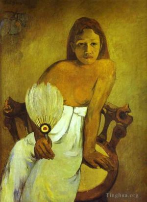 Paul Gauguin Werk - Mädchen mit Fächer
