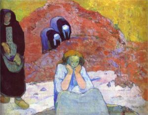Paul Gauguin Werk - Weinlese in Arles Miseres humaines