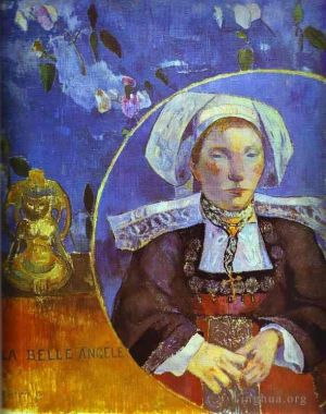 Paul Gauguin Werk - La Belle Angele Porträt von Madame Satre