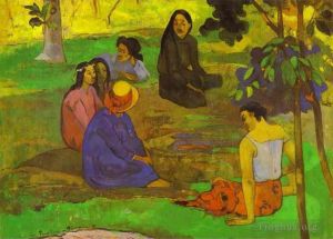 Paul Gauguin Werk - Les Parau Parau-Gespräch