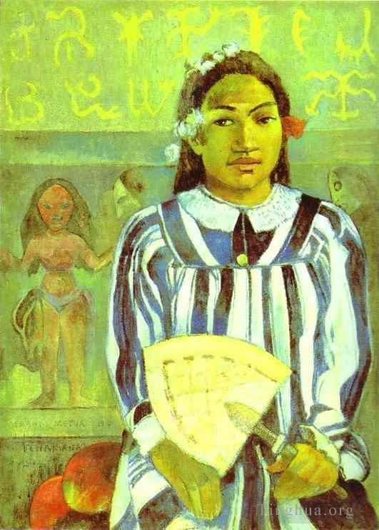 Paul Gauguin Ölgemälde - Merahi metua no Tehamana Vorfahren von Tehamana