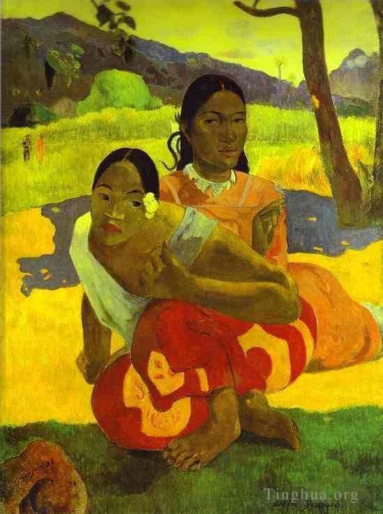 Paul Gauguin Ölgemälde - Nafea faa ipoipo