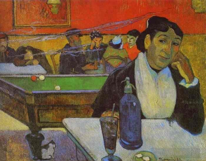 Paul Gauguin Ölgemälde - Nachtcafé in Arles