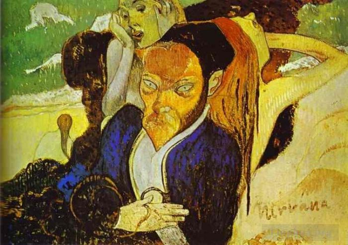 Paul Gauguin Ölgemälde - Nirvana-Porträt von Meyer de Haan