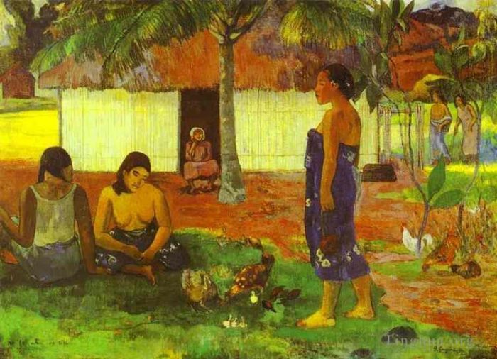 Paul Gauguin Ölgemälde - Nein, ich weiß nicht, warum du wütend bist