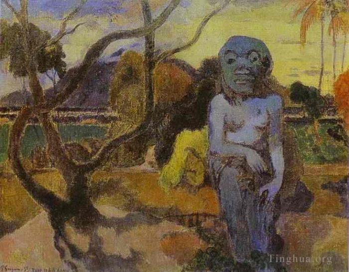Paul Gauguin Ölgemälde - Rave te hiti aamy The Idol