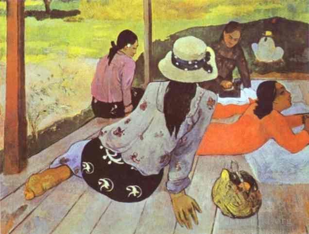 Paul Gauguin Ölgemälde - Siesta