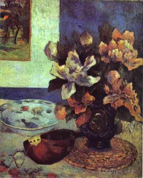 Paul Gauguin Ölgemälde - Stillleben mit Mandoline