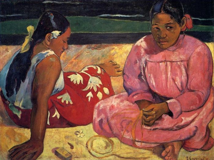 Paul Gauguin Ölgemälde - Frauen aus Tahiti