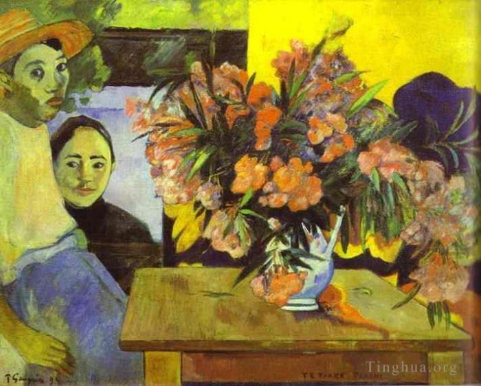 Paul Gauguin Ölgemälde - Te Tiare Farani Blumenstrauß