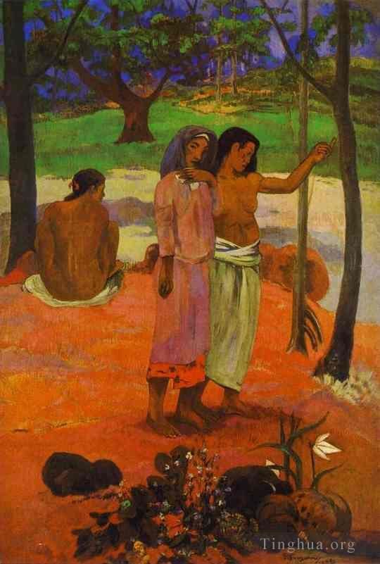 Paul Gauguin Ölgemälde - Der Anruf