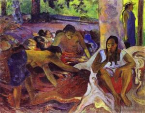 Paul Gauguin Werk - Die Fischerinnen von Tahiti