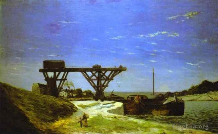 Paul Gauguin Ölgemälde - Die Seine in Paris zwischen der Pont d Lena und der Pont de Grenelle
