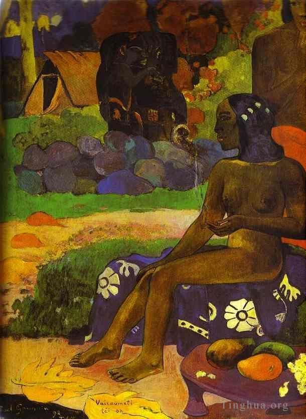 Paul Gauguin Ölgemälde - Vairaumati tei oa Ihr Name ist Vairaumati