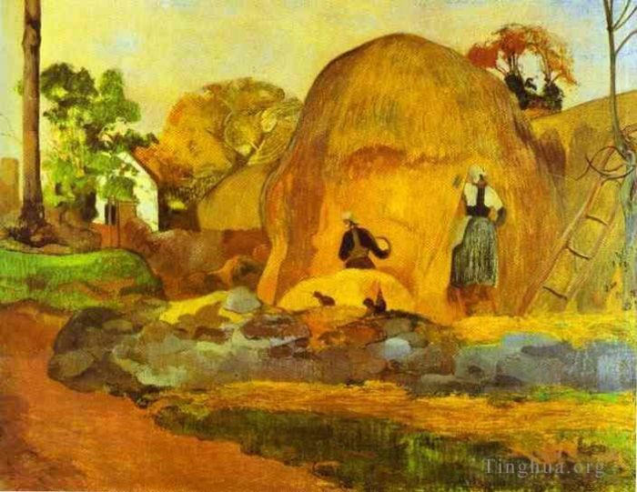Paul Gauguin Ölgemälde - Gelbes Heu Ricks Fair Harvest