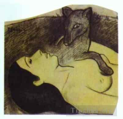 Paul Gauguin Andere Malerei - Studie zu La perte de Pucelage Der Verlust der Jungfräulichkeit