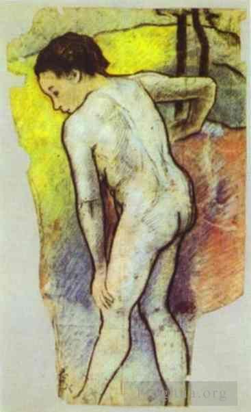 Paul Gauguin Andere Malerei - Studie für die Badegäste