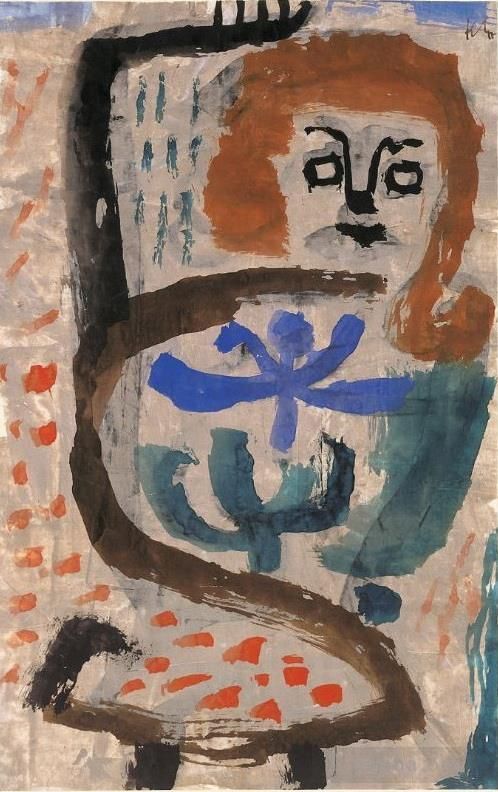 Paul Klee Ölgemälde - Ein Schwarm