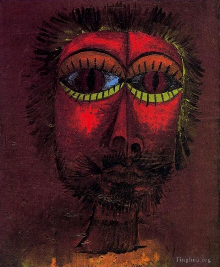 Paul Klee Ölgemälde - Banditenkopf