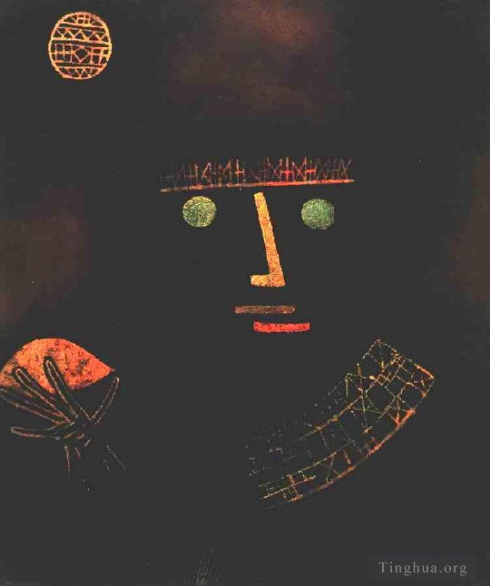 Paul Klee Ölgemälde - Schwarzer Ritter