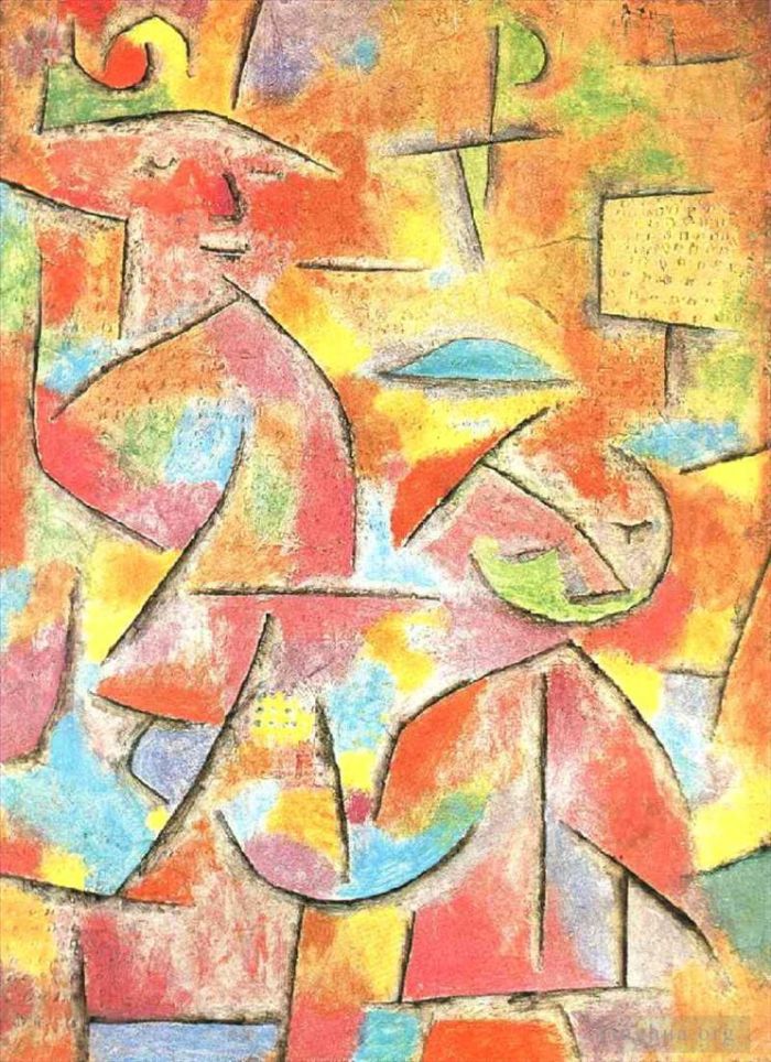 Paul Klee Ölgemälde - Kind und Tante