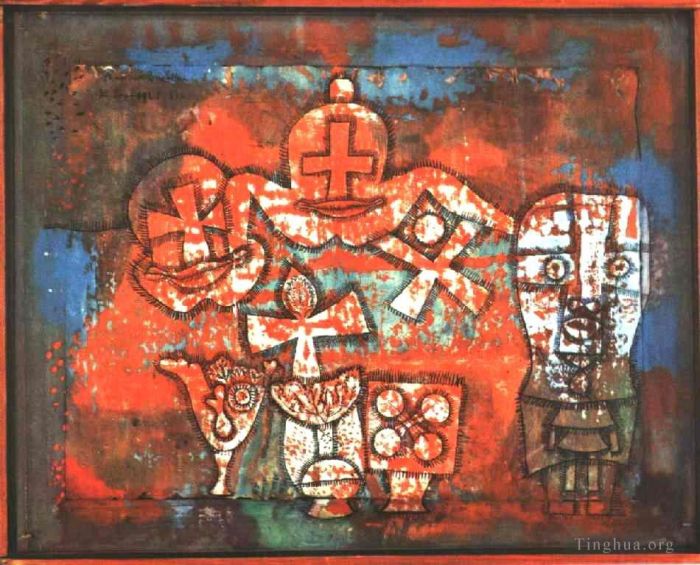 Paul Klee Ölgemälde - Chinesisches Porzellan