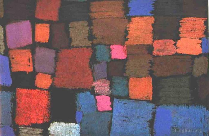 Paul Klee Ölgemälde - Kommt zum Blühen
