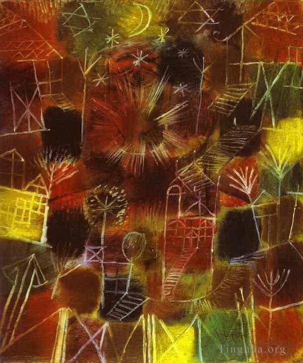 Paul Klee Ölgemälde - Kosmische Zusammensetzung