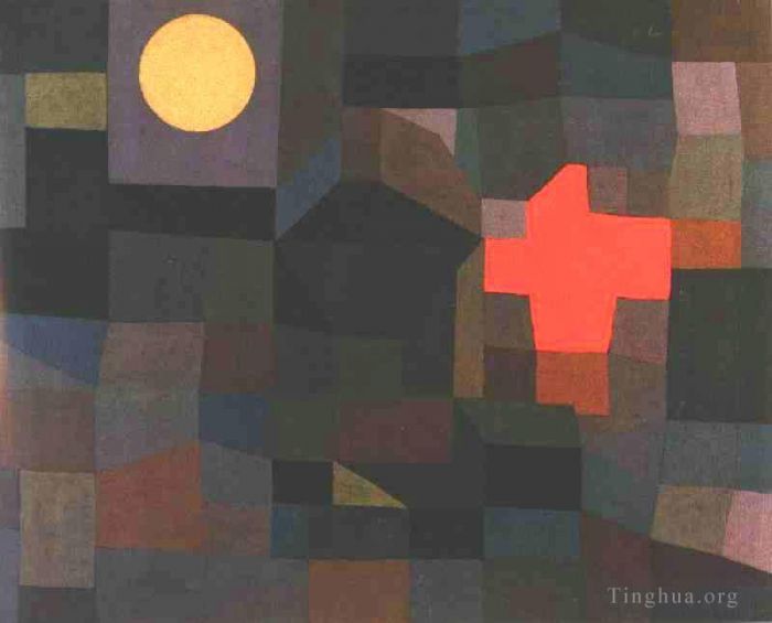 Paul Klee Ölgemälde - Feuer-Vollmond