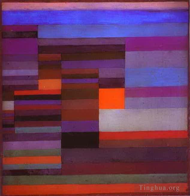 Paul Klee Ölgemälde - Feuerabend