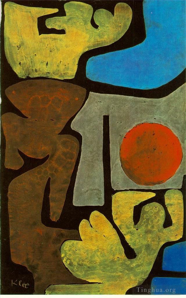 Paul Klee Ölgemälde - Park der Idole 193Expressionismus Bauhaus Surrealismus