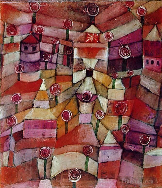Paul Klee Ölgemälde - Rosengarten