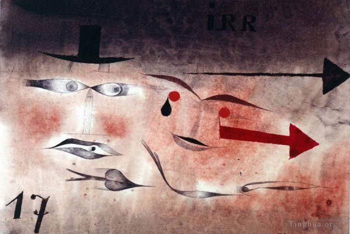 Paul Klee Ölgemälde - Siebzehn