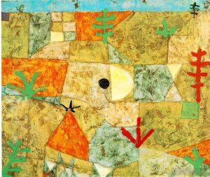 Paul Klee Werk - Südliche Gärten Expressionismus Bauhaus Surrealismus