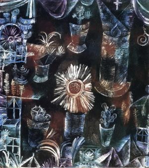 Paul Klee Werk - Stillleben mit Distelblüte