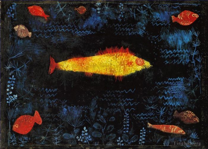 Paul Klee Ölgemälde - Der Goldfisch