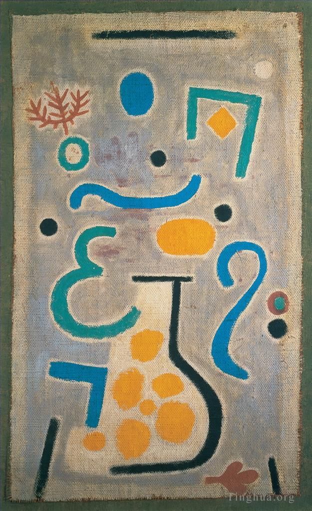 Paul Klee Ölgemälde - Die Vase