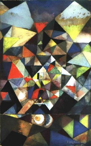 Paul Klee Werk - Mit dem Ei