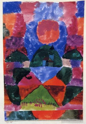 Paul Klee Werk - Ein Druck vom Tegernsee