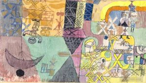 Paul Klee Werk - Asiatische Entertainer