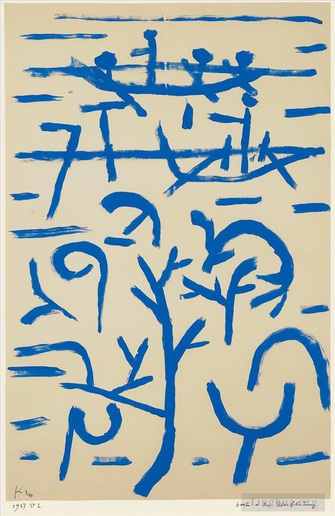 Paul Klee Andere Malerei - Boote in der Flut
