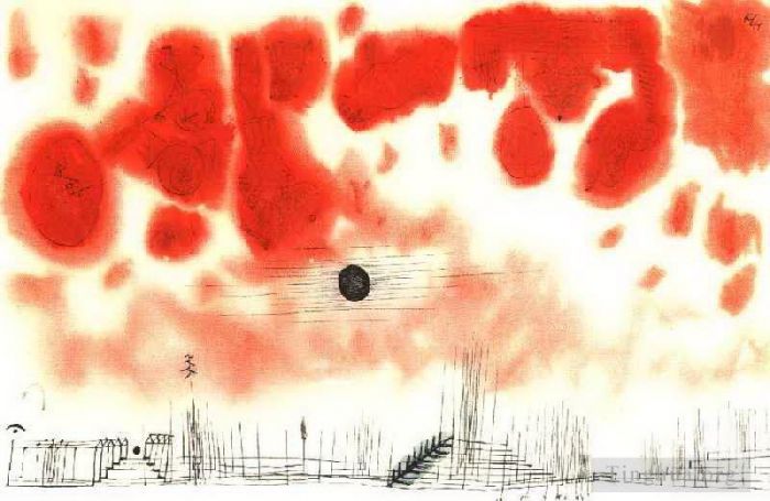 Paul Klee Andere Malerei - Wolken über Bor