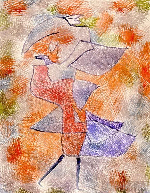 Paul Klee Andere Malerei - Diana im Herbstwind