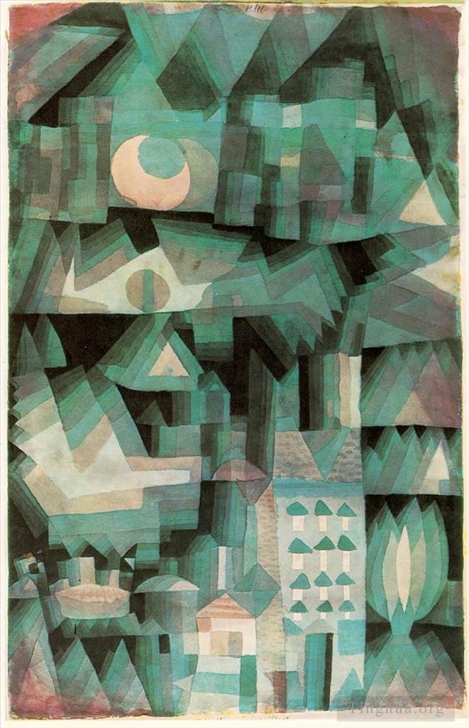 Paul Klee Andere Malerei - Traumstadt-Expressionismus, Bauhaus-Surrealismus
