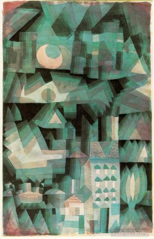 Paul Klee Werk - Traumstadt-Expressionismus, Bauhaus-Surrealismus