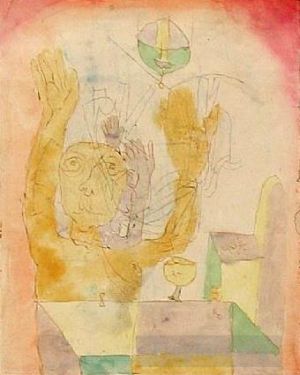 Paul Klee Werk - Aufklärung zweier Abschnitte